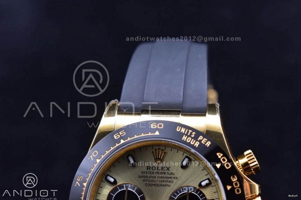 Rubber 116518 Edition Daytona Black Oysterflex 1:1 On Best BTF Strap V2 Diamonds SA4130 Dial 0120